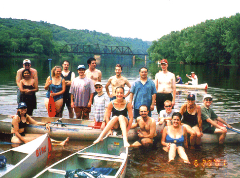 Group canoe summer 2001